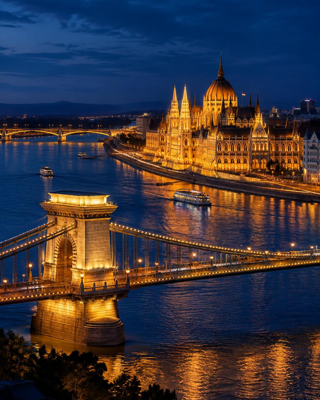 Budapest at night