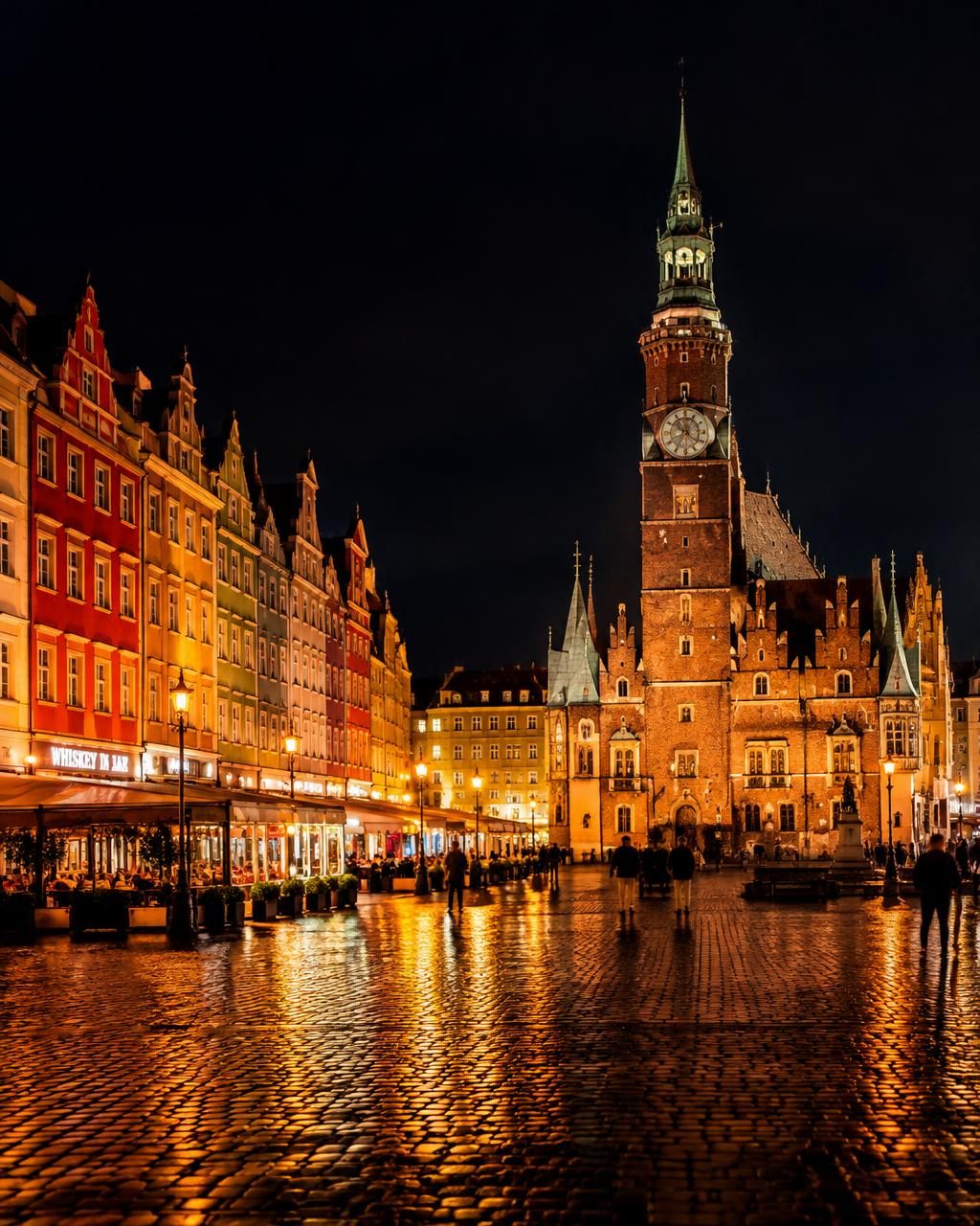 Wroclaw at night